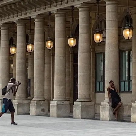Near Louvre, *